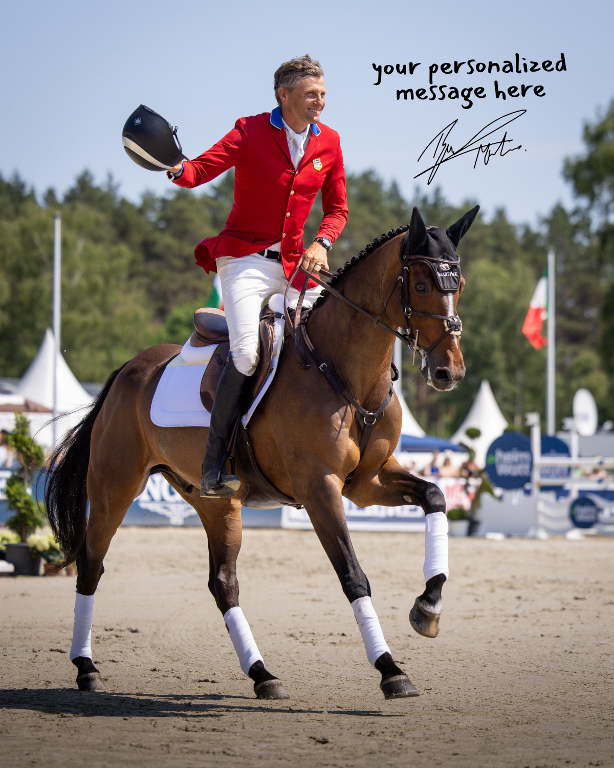 Signed & Personalized 8x10 Horse Photos