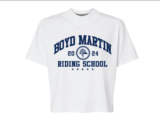 "Boyd Martin Riding School" Cropped Tee