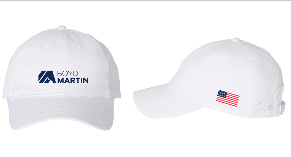 Boyd Martin Sport-tek hat, White